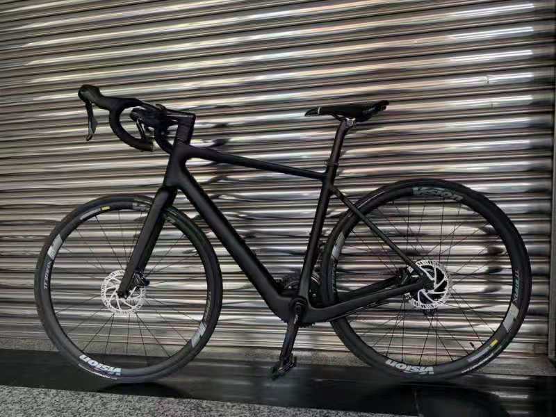 carbon gravel e bike frame
