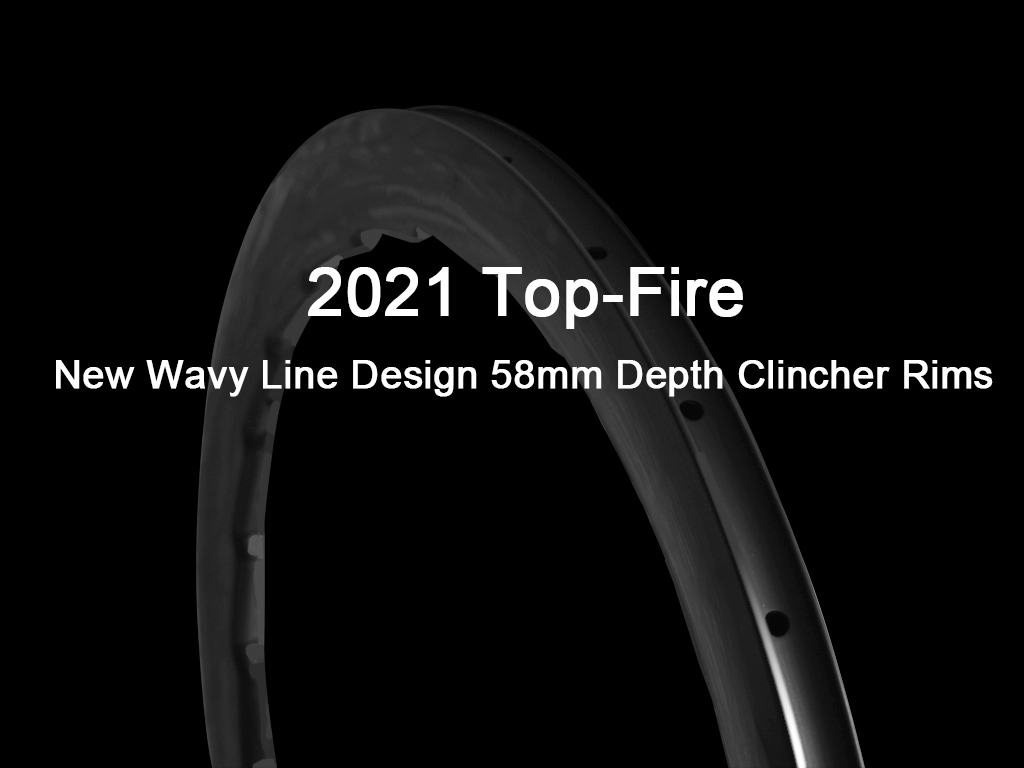 Llantas de 58 mm con nuevo diseño de línea ondulada top-fire 2021